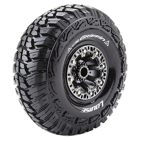 LOUISE RC CR-GRIFFIN 1/10 SU PERSOFT CHROME BLACK HEX 12MM